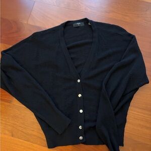 Tahari Black Knit Women's Cardigan